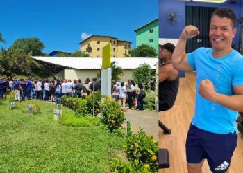 Corpo de PM executado por colega em bar é enterrado sob forte comoção