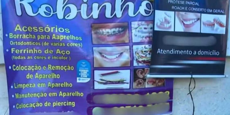 Ambulantes são presos por oferecer serviços odontológicos em banca de madeira na Bahia