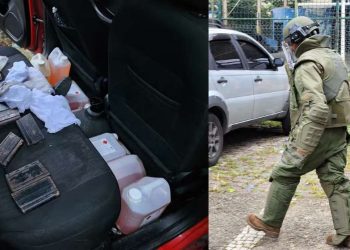 Polícia encontra carros com granadas e explosivos ao lado de escolas e de UPA