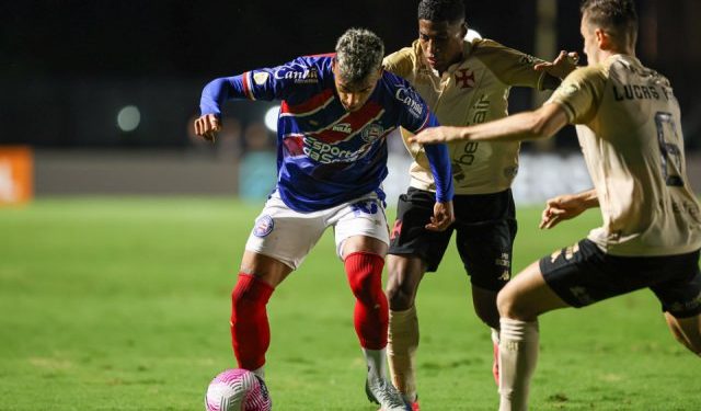 Bahia é derrotado pelo Vasco em São Januário