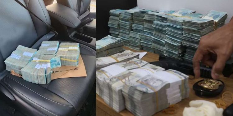 Funcionários públicos são presos pela PF com quase R$ 5 milhões em dinheiro, suspeita é de compra de votos