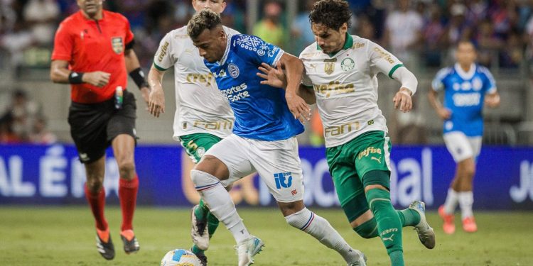Bahia perde de virada para o Palmeiras na Arena Fonte Nova