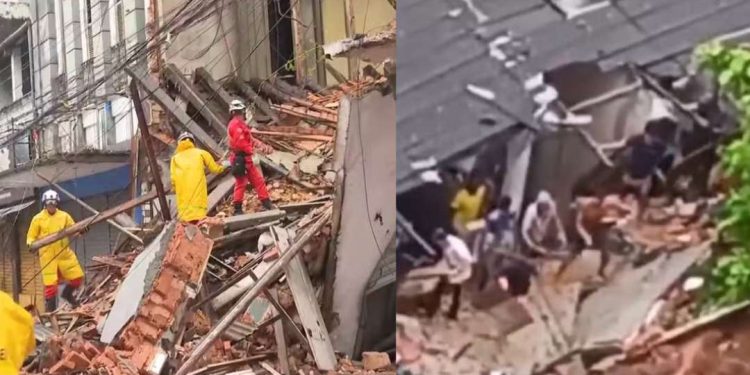 Deslizamentos de terra provocam morte de uma pessoa e deixam outras quatro feridas em Salvador