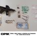 Polícia Militar apreende arma de fogo e entorpecentes, no bairro Rocinha em Feira de Santana