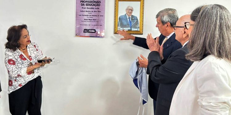 Centro de Formação Continuada Geraldo Leite é denominado oficialmente