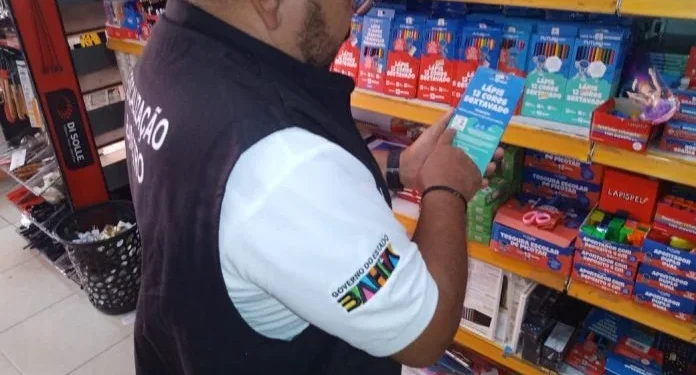 Operação Volta às Aulas: Ibametro fiscaliza mais de 98 mil itens escolares na Bahia