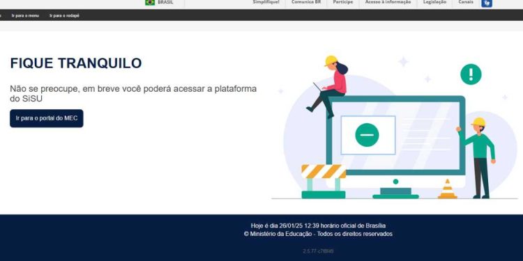 Sisu 2025: resultados serão divulgados hoje; site apresenta instabilidade