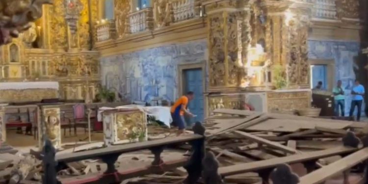 Frei denuncia golpe do pix com pedido de dinheiro em nome de igreja que desabou em Salvador