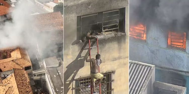 Fogo em fábrica de fantasias de carnaval deixa 21 feridos no Rio; 10 estão em estado grave