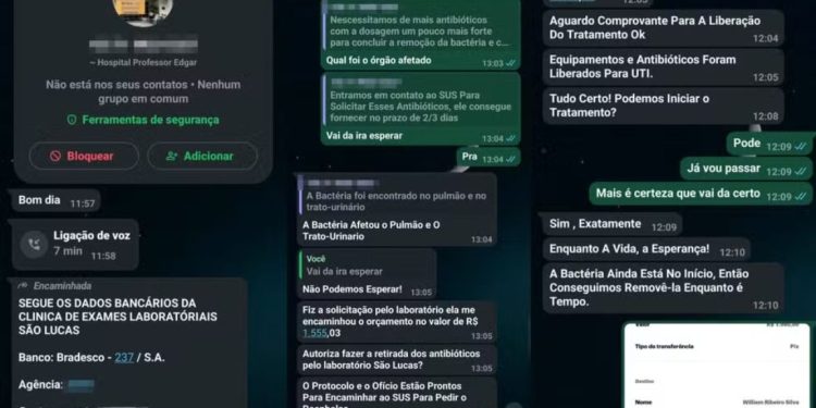 Esposa de paciente em UTI de hospital na Bahia transfere quase R$ 3 mil após ser vítima de golpe