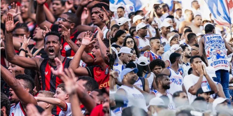 Vitória dobra público do Bahia no Barradão um dia após partida do rival no estádio
