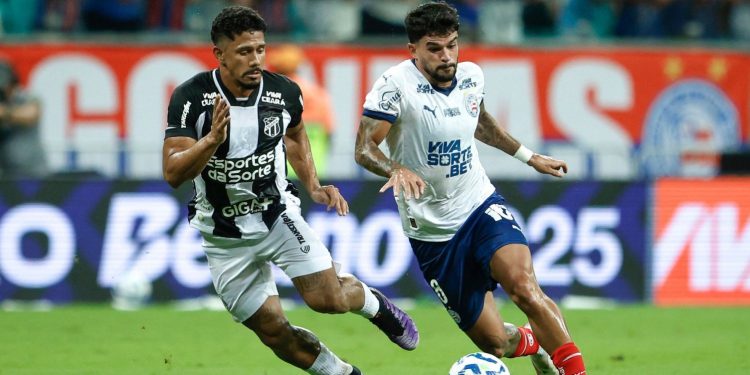 Bahia vence o Ceará nos acréscimos e conquista primeiro triunfo no Brasileirão