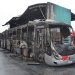 Semob investiga incêndio em ônibus articulado do BRT na Zona Norte de Feira de Santana