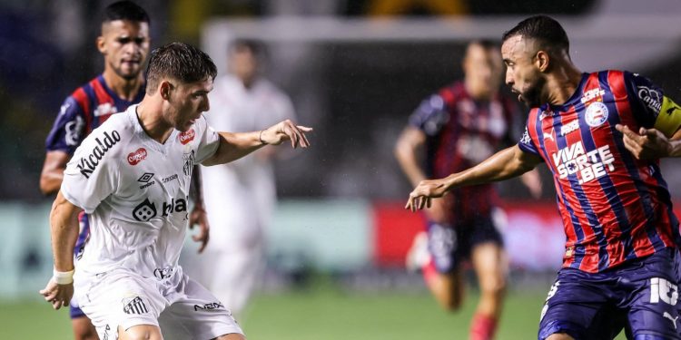 Empate eletrizante na Vila Belmiro: Bahia arranca ponto heroico contra o Santos