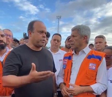 Jerônimo coordena socorro às famílias atingidas pelas chuvas em Santo Amaro