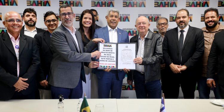 Governo autoriza obras de ampliação de água e esgoto em Feira de Santana com investimento de R$ 1,3 bilhão