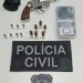 Polícia Civil apreende armas e drogas no bairro Campo Limpo, em Feira de Santana
