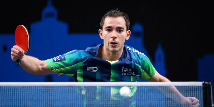 Hugo Calderano vence rival das Olimpíadas e conquista bicampeonato na Eslovênia