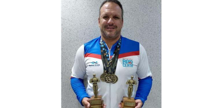 Nadador feirense conquista medalhas no Troféu Brasil Master de Natação
