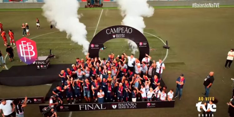 Bahia de Feira conquista o tetra da Série B e recoloca Feira de Santana na elite do futebol baiano