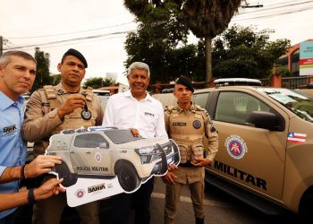 Governo reforça segurança na Bahia com entrega de 65 novas viaturas à Polícia Militar