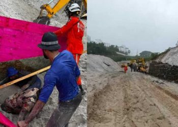 Homem fica soterrado em obra após deslizamento de terra na capital baiana