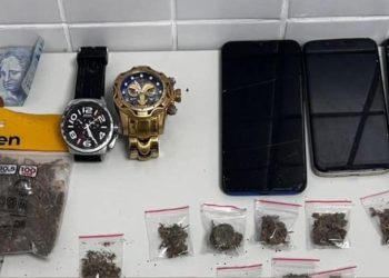 66ª CIPM prende homem por tráfico de drogas e apreende entorpecentes em Feira de Santana