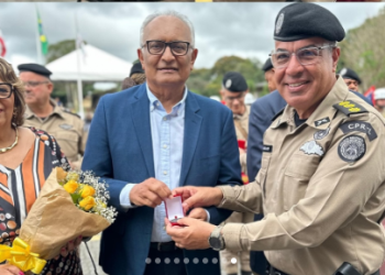 CPR-L celebra 23 anos de criação com solenidade cívico-militar em Feira de Santana