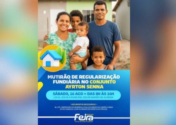 Feira de Santana realiza mutirão para regularização fundiária no Conjunto Ayrton Senna