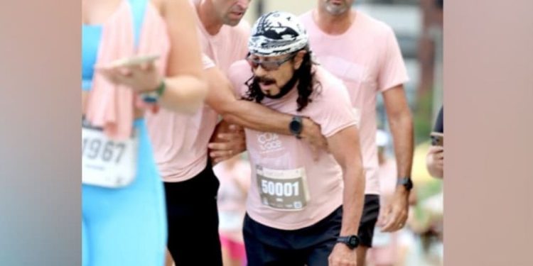 Bell Marques passa mal durante corrida em Fortaleza