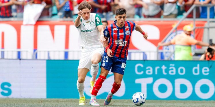 Bahia vence o Palmeiras na Fonte Nova e encerra jejum de vitórias no Brasileirão