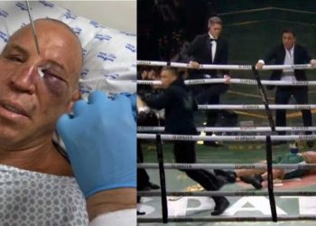 Briga generalizada marca luta entre Popó e Wanderlei Silva; ex-lutador teve nariz quebrado e foi hospitalizado