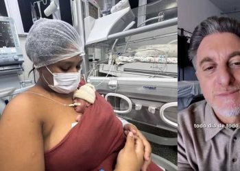Luciano Huck pede ajuda para jovem baiana que deu à luz quadrigêmeos em Salvador