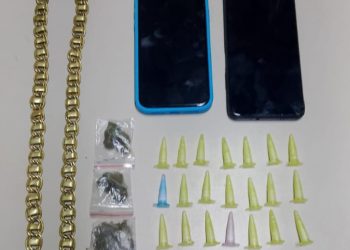 Polícia Militar prende homem por tráfico de drogas no bairro Viveiros