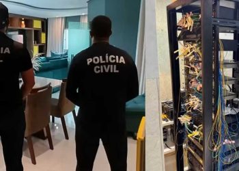 Empresário é preso em Feira de Santana por suspeita de receptação de equipamentos de internet roubados