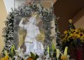 Imagem peregrina de São Miguel Arcanjo atrai multidão ao Santuário dos Capuchinhos em Feira de Santana