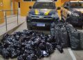 PRF apreende mais de 100 kg de maconha em Simões Filho, na BR-324