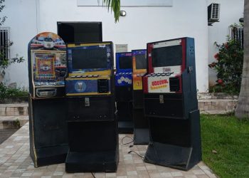 Polícia Militar apreende 20 máquinas caça-níquel em operação na cidade de Santa Bárbara