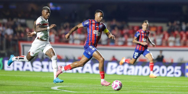 Bahia volta a tropeçar fora de casa e perde para o São Paulo no Morumbis