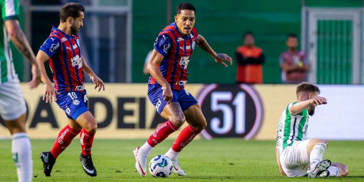 Bahia sai na frente com golaço, mas cede empate ao Juventude no Alfredo Jaconi