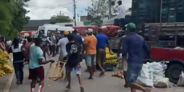 Força-tarefa no Centro de Abastecimento termina em tumulto e servidores feridos em Feira de Santana