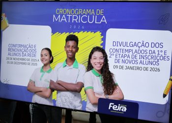 Feira de Santana lança calendário de matrícula 2026 com sistema 100% online