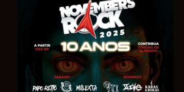 Novembers Rock celebra 10 anos em Feira de Santana com festival beneficente nos dias 15 e 16