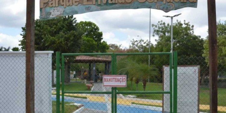 Forte chuva em Feira de Santana interdita o Parque da Lagoa Erivaldo Cerqueira