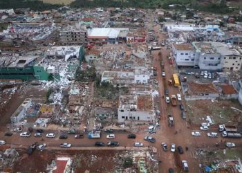 Tornado no Paraná suspende aplicação do Enem em Rio Bonito do Iguaçu