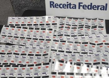 Receita apreende mais de 200 adesivos de Mounjaro escondidos em corpo de passageiro no Aeroporto de Salvador