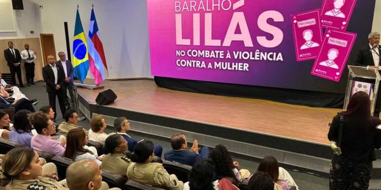 Bahia lança Baralho Lilás, ferramenta inédita no Brasil no combate à violência contra a mulher