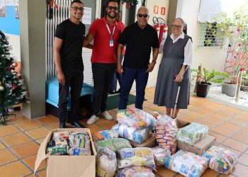 TV Feira entrega mais de 300 kg de donativos ao Dispensário Santana