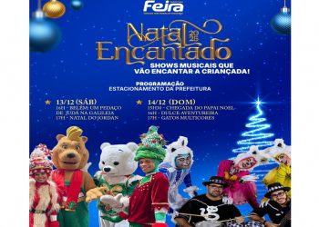 Natal Encantado 2025 leva magia e diversão para as crianças em Feira de Santana