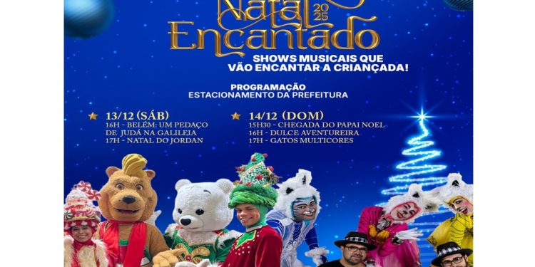 Natal Encantado 2025 leva magia e diversão para as crianças em Feira de Santana